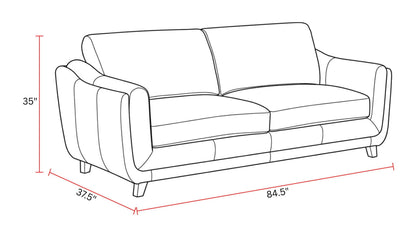 Hayden - Stationary Sofa - Renaissance Marigold