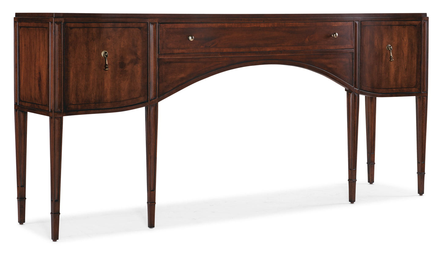 Charleston - Wood Console Table - Dark Brown