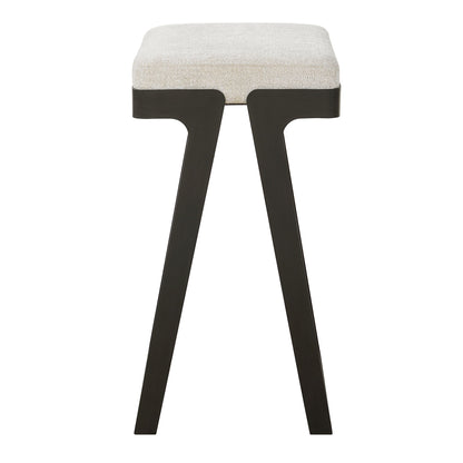 Hover - Iron Counter Stool - Black