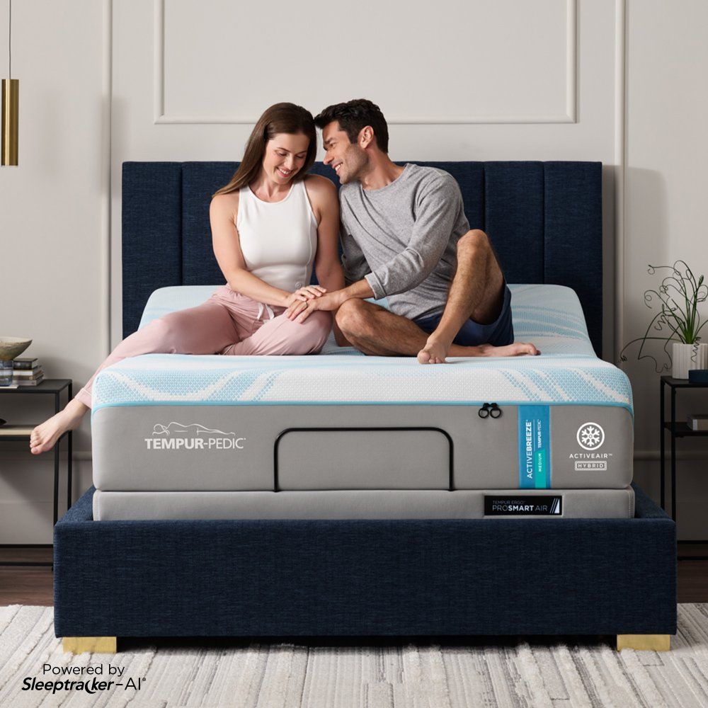 Tempur-Breeze - Tempur-ActiveBreeze Medium Hybrid Mattress - Queen