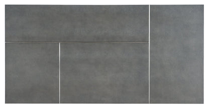 Chapman - Mixed Media Rectangle Cocktail Table - Pearl Silver / Dark Gray