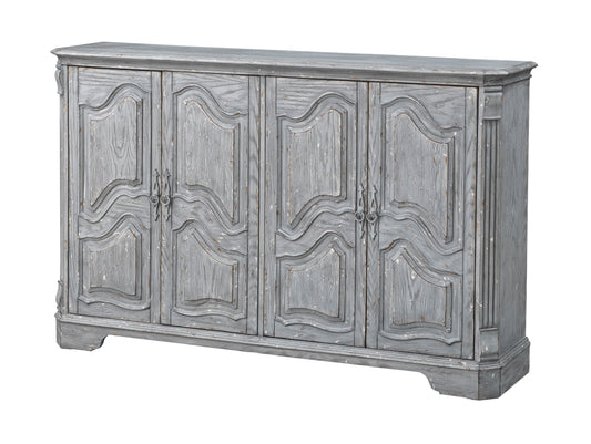 Gramercy - Four Door Credenza - Weathered Gray