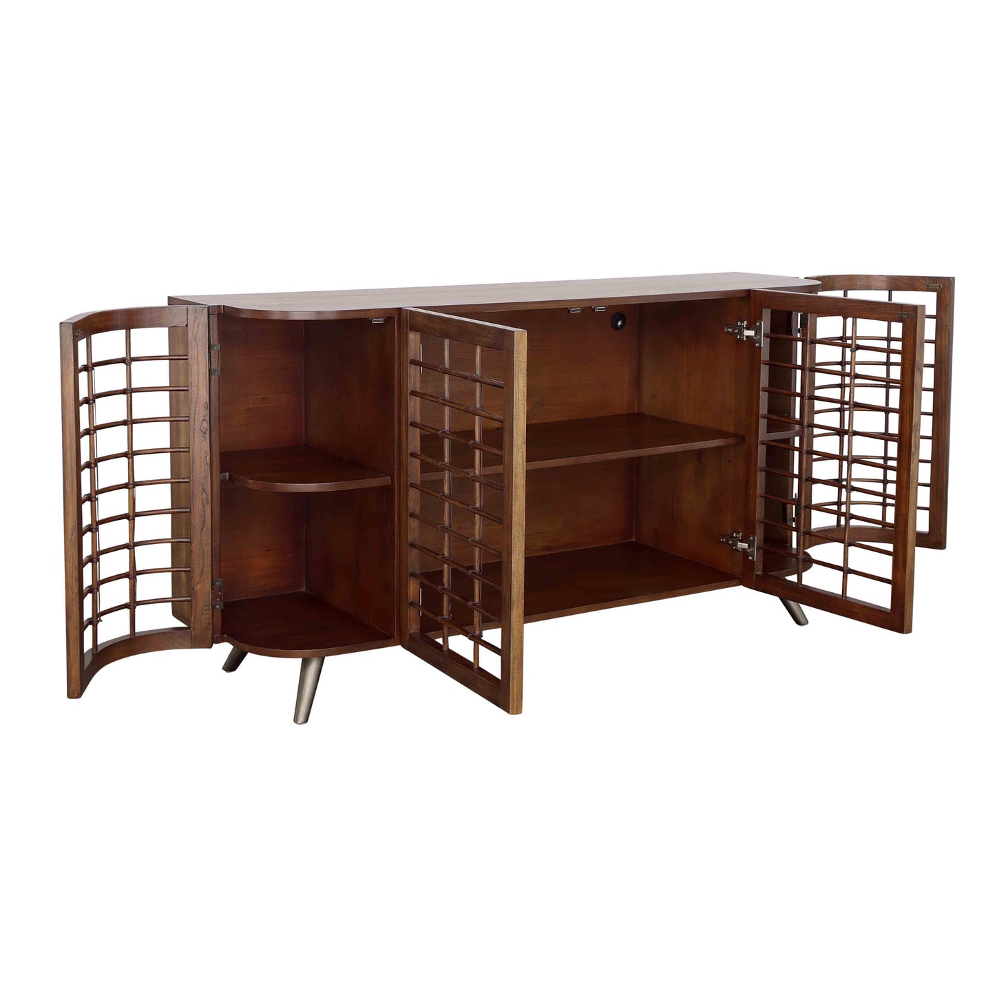 Manchester - Four Door Credenza - Brown