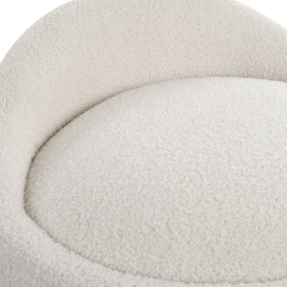 Swirl - Swivel Sheepskin Ottoman