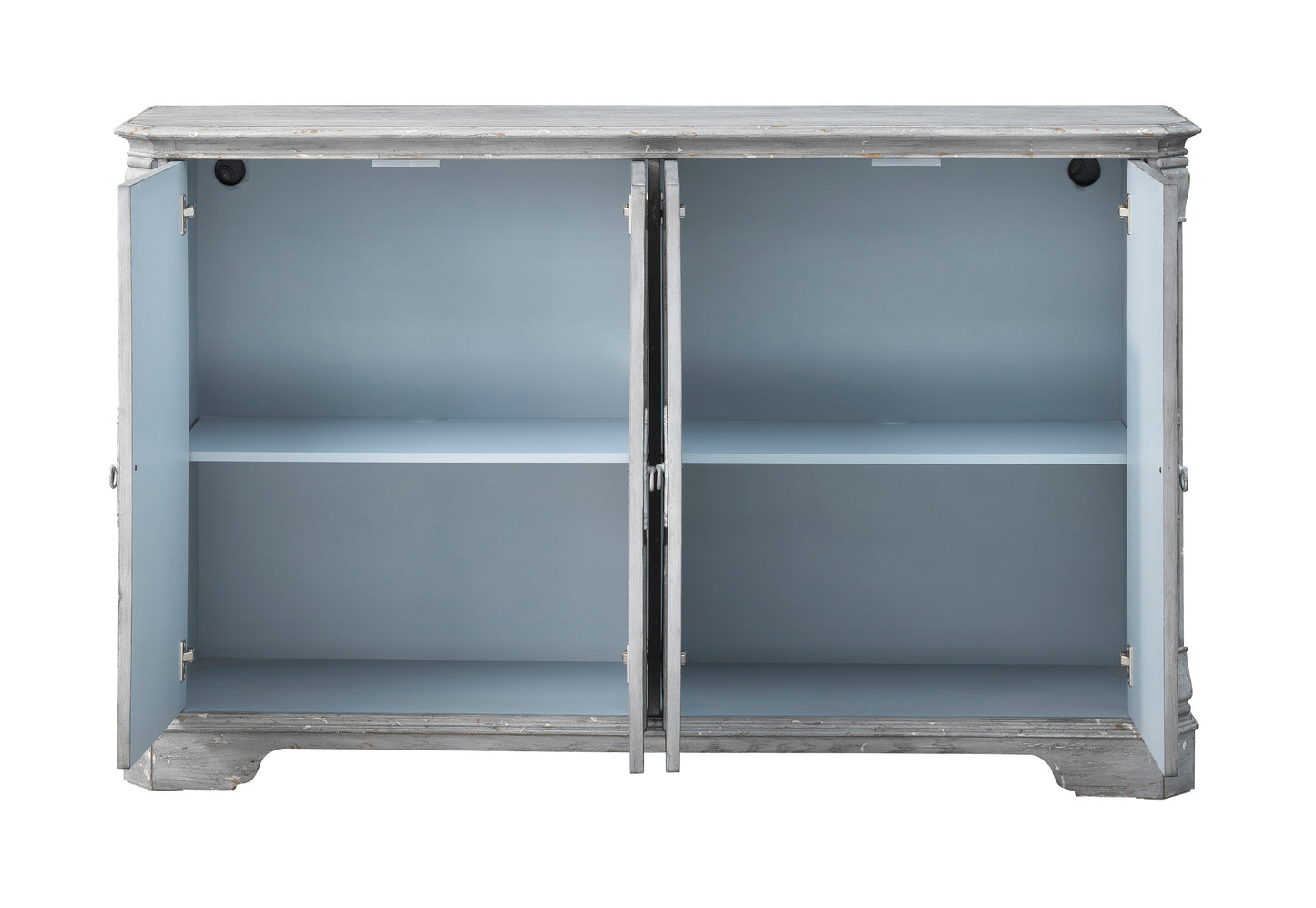 Gramercy - Four Door Credenza - Weathered Gray