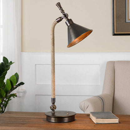 Duvall Task - Lamp - Dark Brown