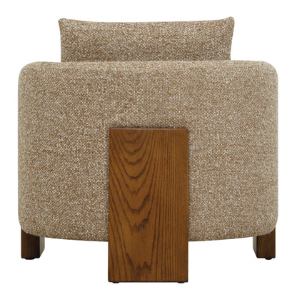 Halligan - Upholstered Accent Chair - Brown