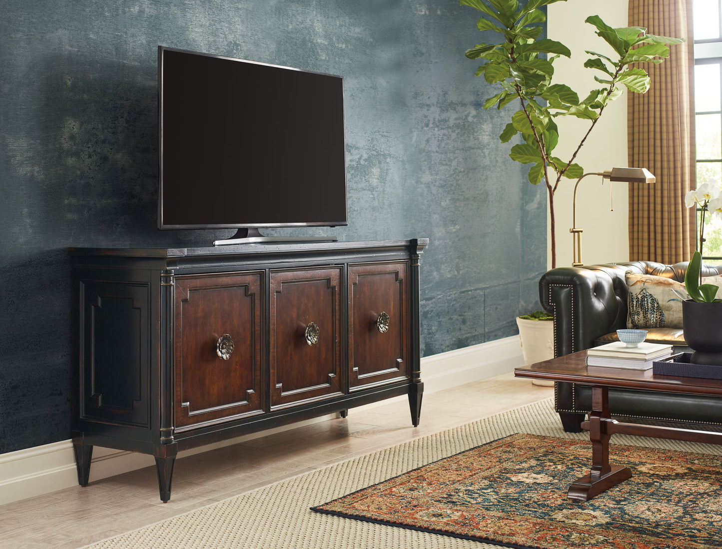 Charleston - Entertainment Console - Dark Brown