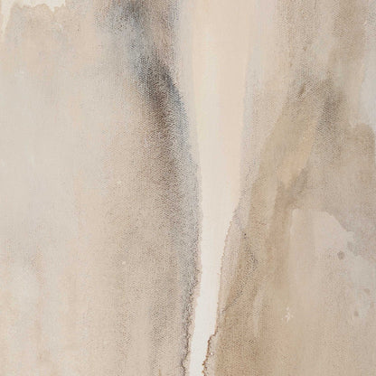 Embark - Hand Painted Abstract Canvas - Black / Brown / Gray / Woodtone