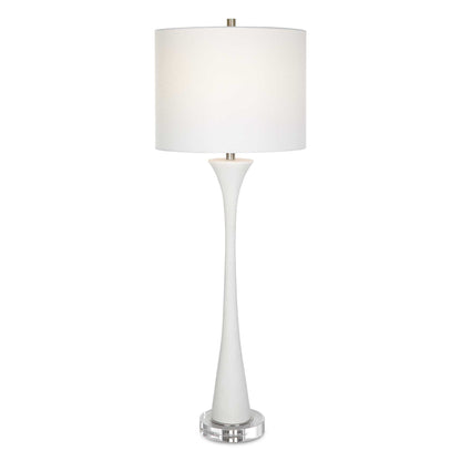 Fountain - Marble Buffet Lamp - White