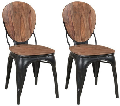 Bradford - Dining Chairs (Set of 2) - Nut Brown Finish