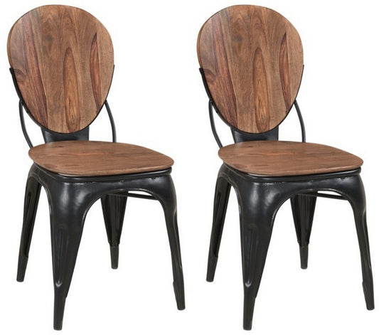 Bradford - Dining Chairs (Set of 2) - Nut Brown Finish