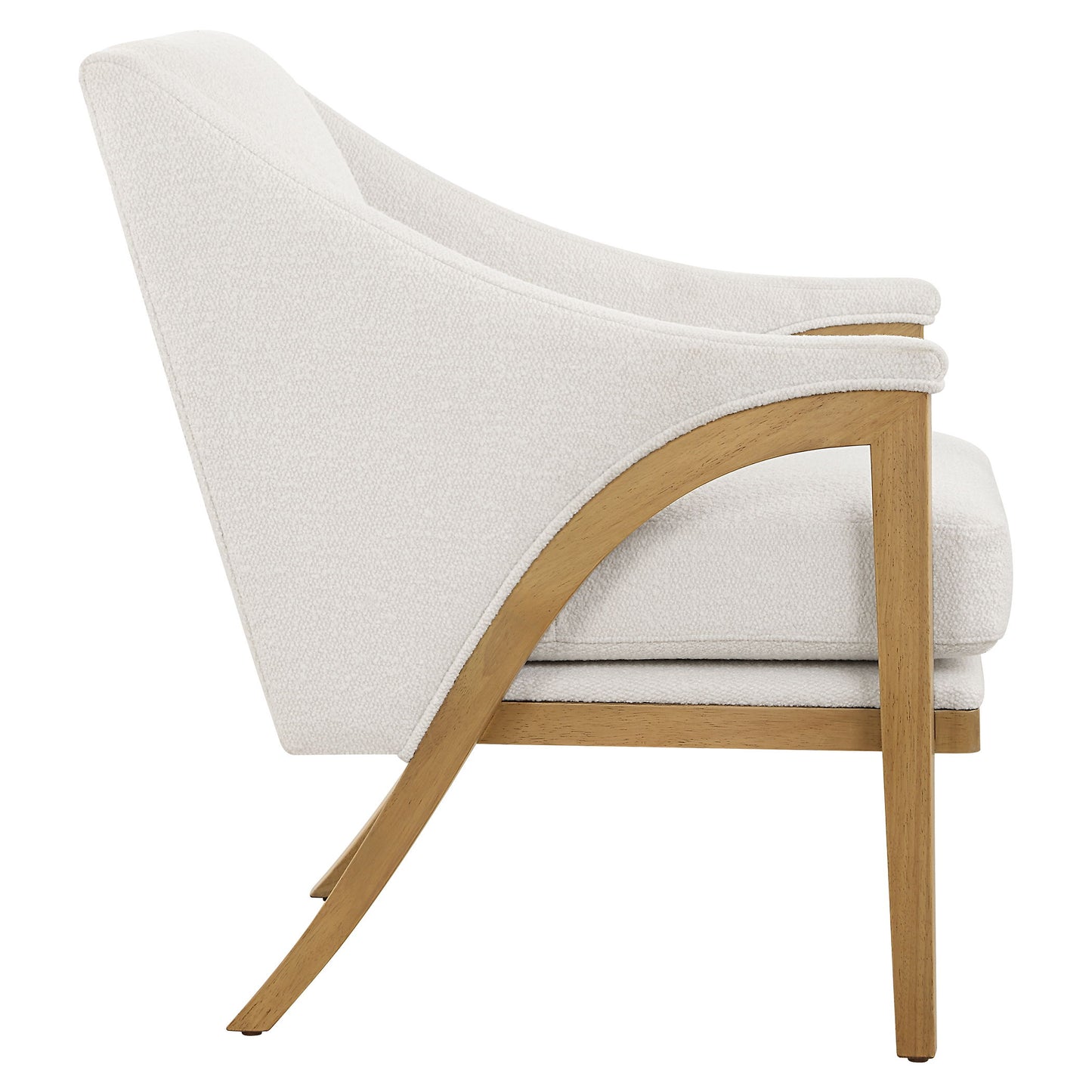 Evolve - Fabric Accent Chair - White