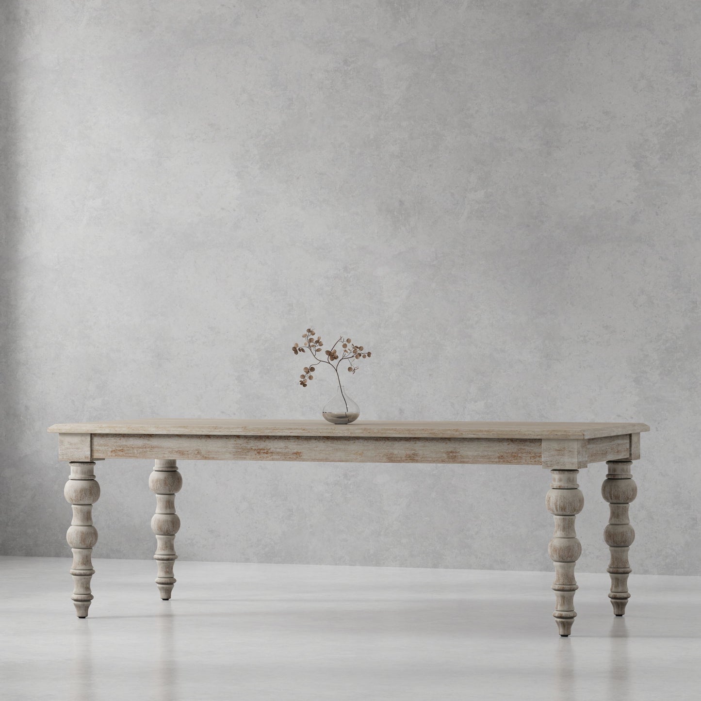 Crossings - Eden Rectangular Dining Table With 4 Upholstered Chairs - Toasted Tumbleweed & Pearl Silver