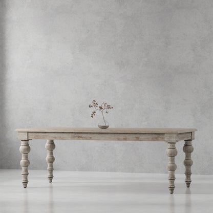 Crossings - Eden Rectangular Dining Table With 4 Upholstered Chairs - Toasted Tumbleweed & Pearl Silver