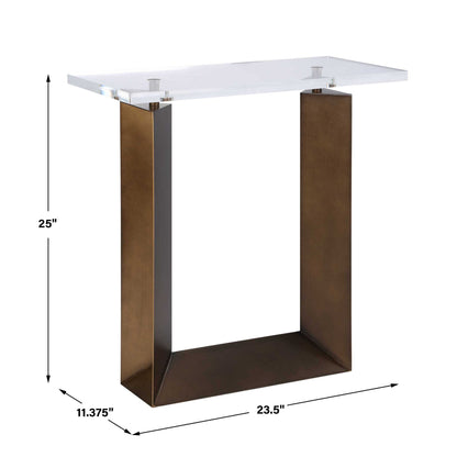 Mcelroy - Modern Side Table - Bronze