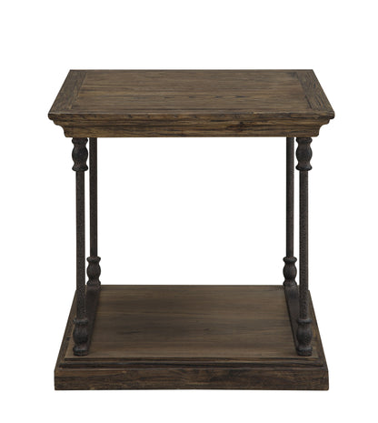 Corbin - End Table - Medium Brown