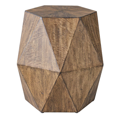 Volker - Honey Geometric Accent Table