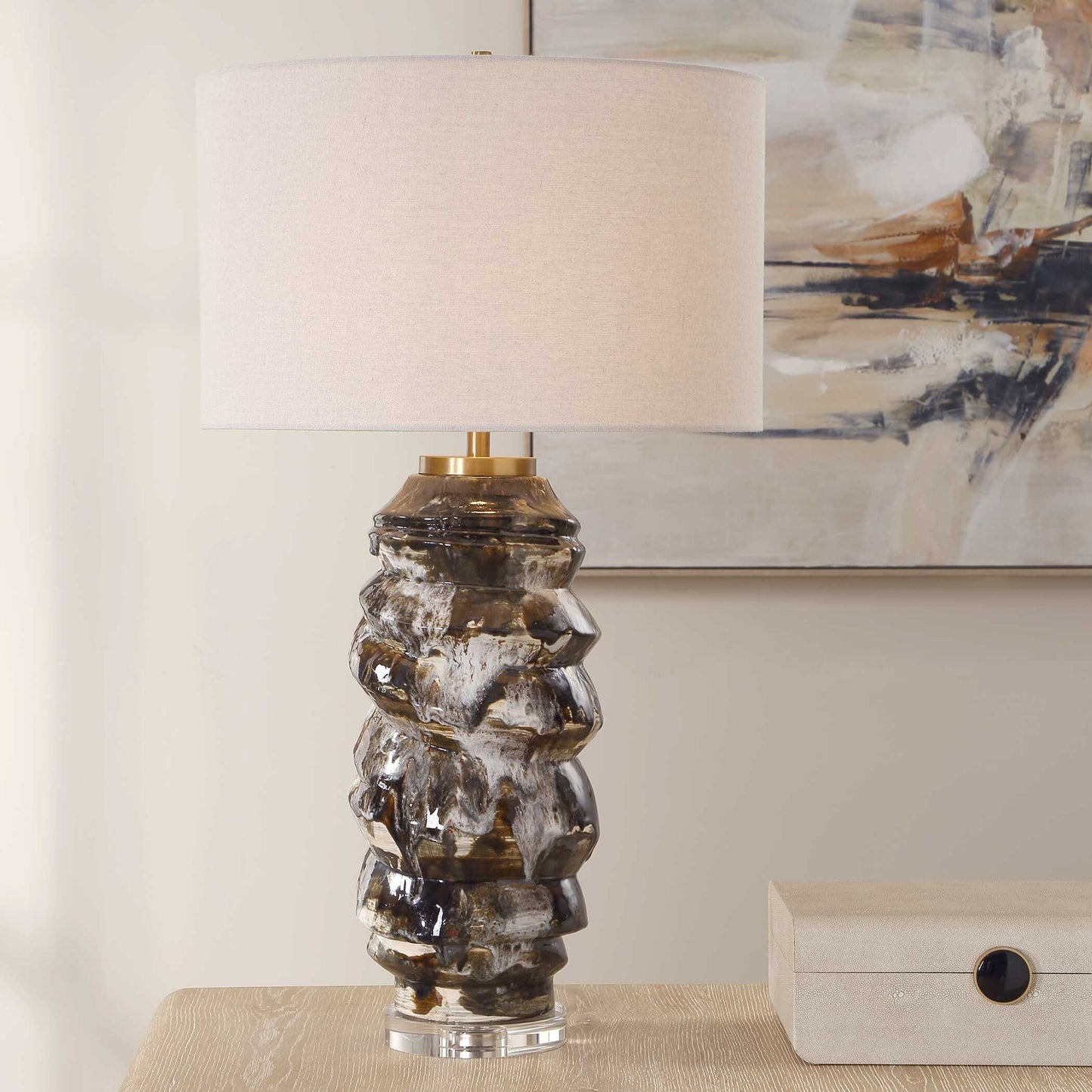 Cuoco - Table Lamp - Mottled Brown