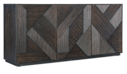 Retreat - Entertainment Credenza - Dark Brown