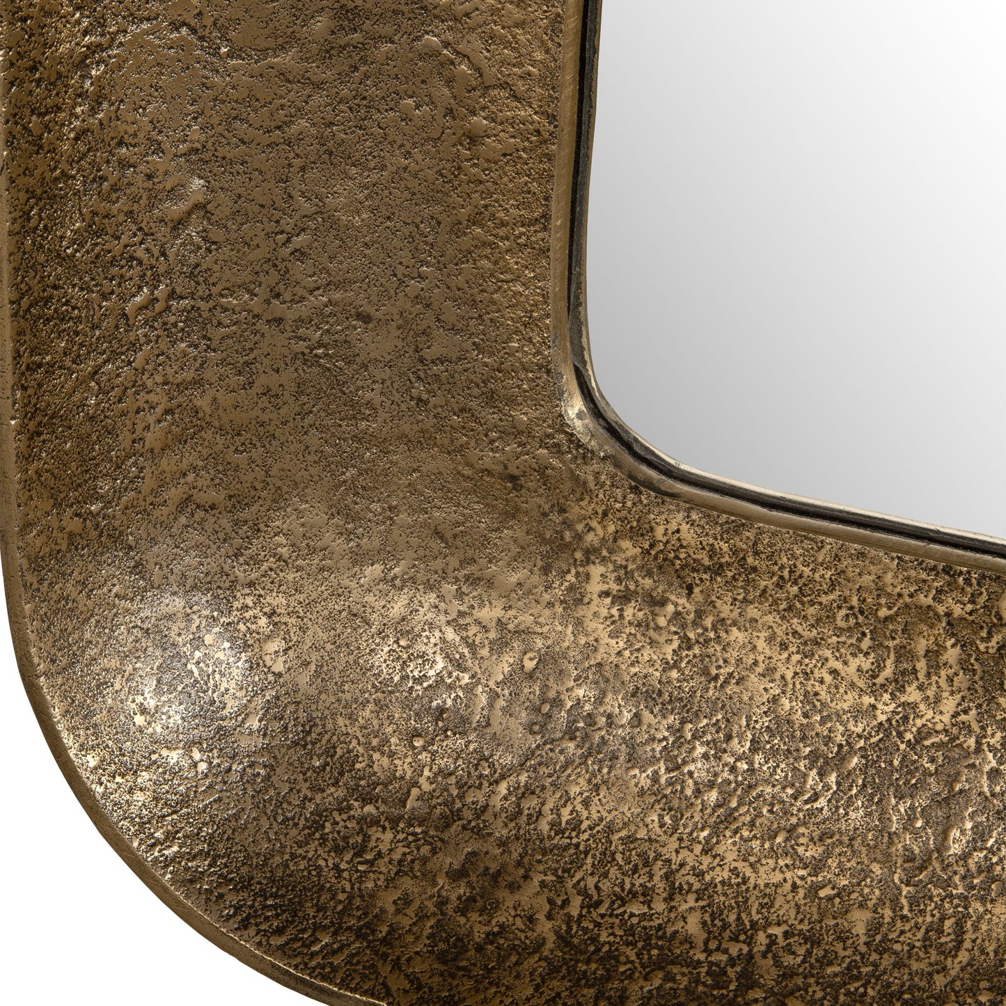 Alvaro - Antique Brass Mirror