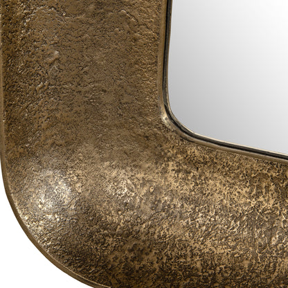 Alvaro - Antique Brass Mirror