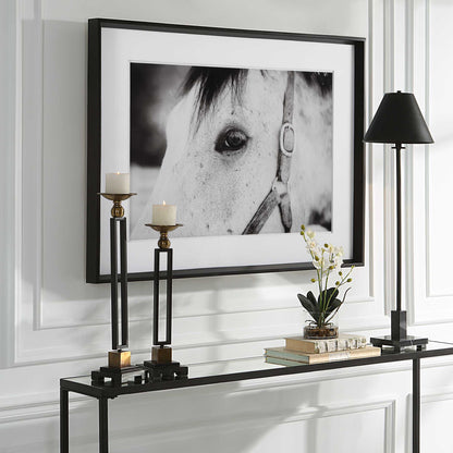 Eye Of The Beholder - Framed Print - White
