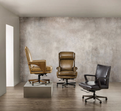 EC - Tucker Executive Swivel Tilt Chair - Brown