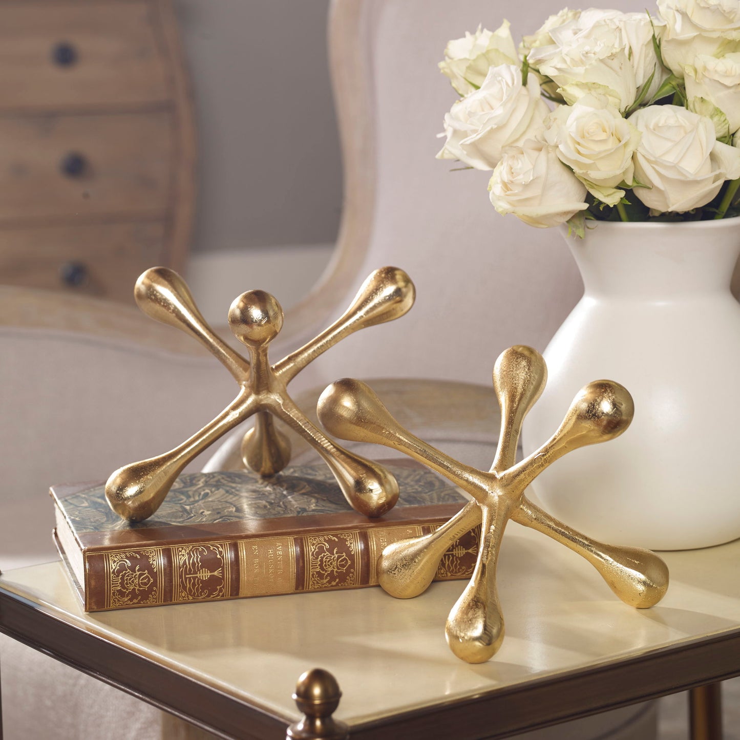 Harlan - Objects (Set of 2) - Brass