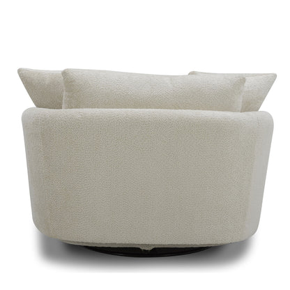 Boomer - Large Swivel Chair with 2 Pillows