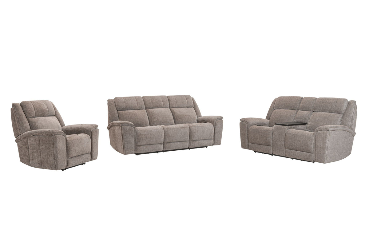 Colton - Power Zero Gravity Sofa With Drop Down Table And Immersive Audio P3 - Branson Tweed