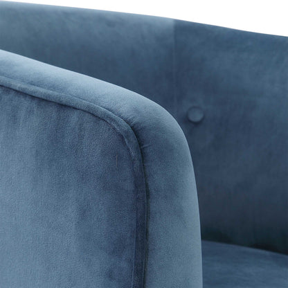 Mallorie - Swivel Chair - Blue