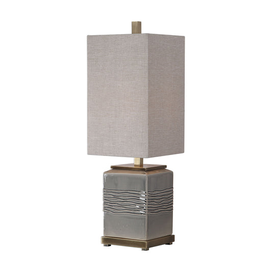 Covey - Glaze Buffet Lamp - Gray