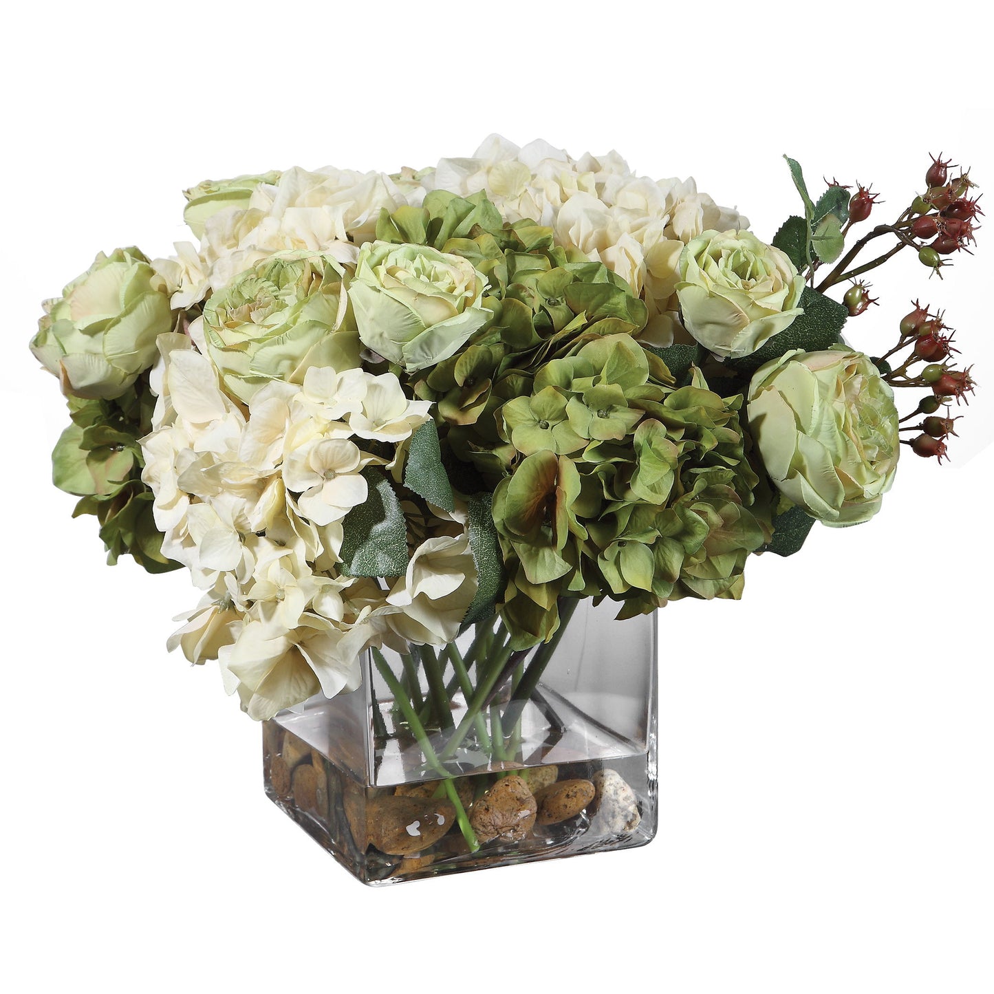 Cecily - Hydrangea Bouquet - Green