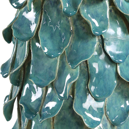 Mina - Table Lamp - Teal Blue