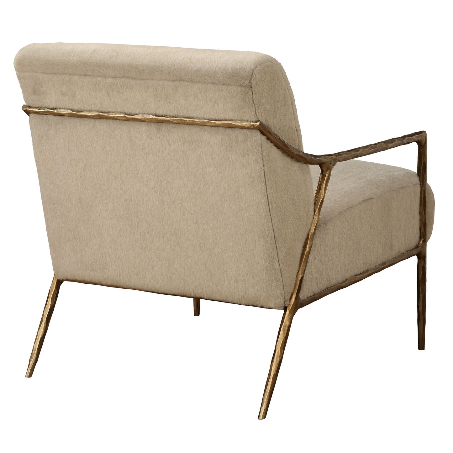 Kashmir - Aged Gold Accent Chair