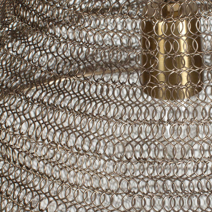 Sigh - Woven Brass 1 Light Pendant - Brass
