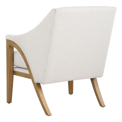 Evolve - Fabric Accent Chair - White