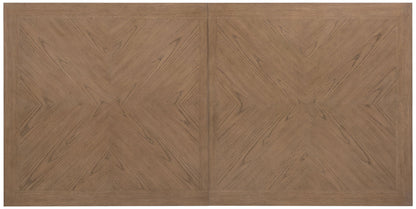 Sonnet - Rectangular Dining Table With One 18" Leaf - Dark Gray / Light Brown