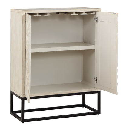 Hotchkiss - Two Door Bar Cabinet - Cream