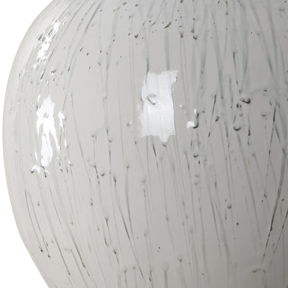 Dribble - White Glaze Table Lamp