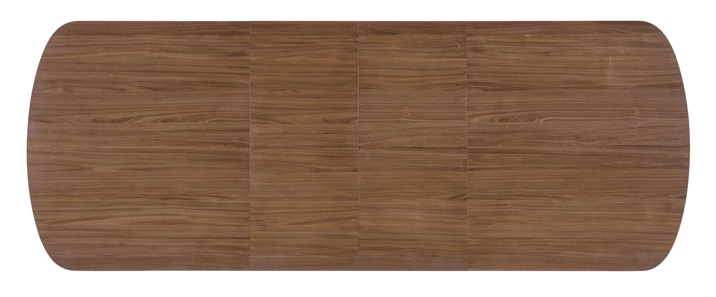 Eleana - Rectangle Dining Table With Two Leaves - Medium Wood