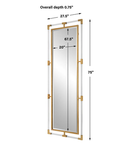 Balkan - Tall Mirror - Gold