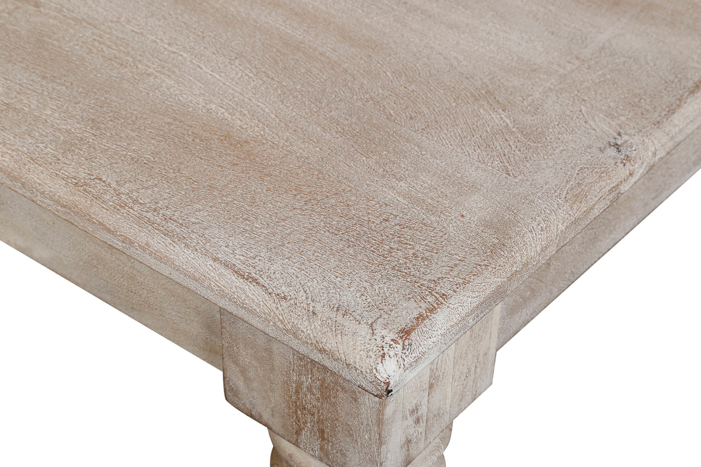 Crossings - Rectangular Dining Table With 4 Upholstered Chairs - Whitewash & Pearl Silver