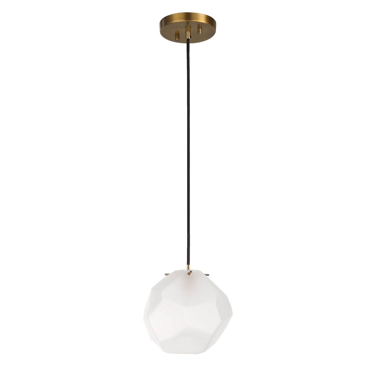 Geodesic - 1 Light Mini Pendant - White