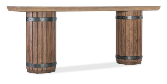 Vineyard Row - Console Table - Dark Brown