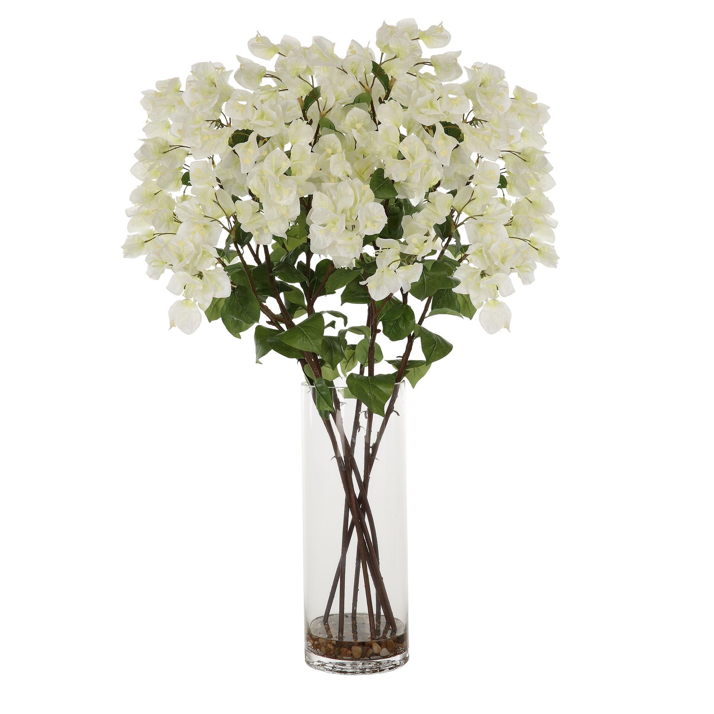 Antiparos - Bougainvillea Centerpiece - Pearl Silver