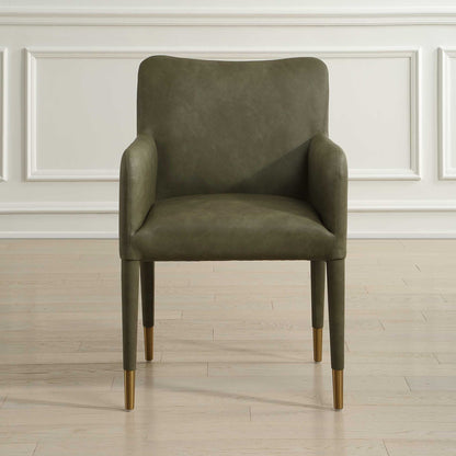 Conifer - Pine Dining Armchair - Green