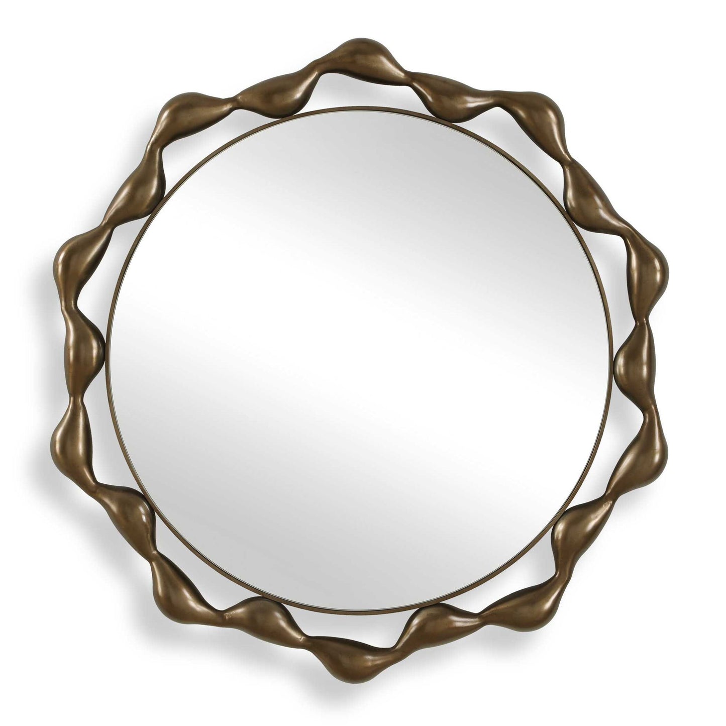 Remolino - Round Mirror - Bronze
