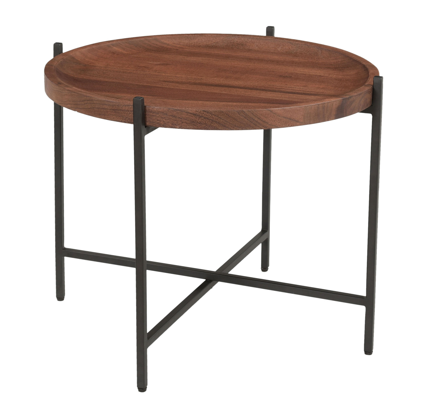 Huntley - Accent Table - Brown / Black